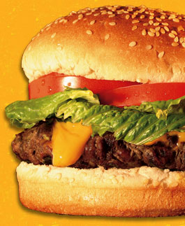 A Salada é só para enganar.