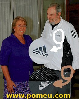 Fidel multimarcas com Presidenta Bachelet