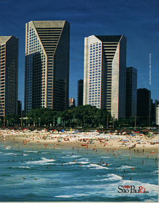 Capa da Veja São Paulo - fictícia praia na Berrini