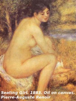 Imagem: Nu feminino - Renoir